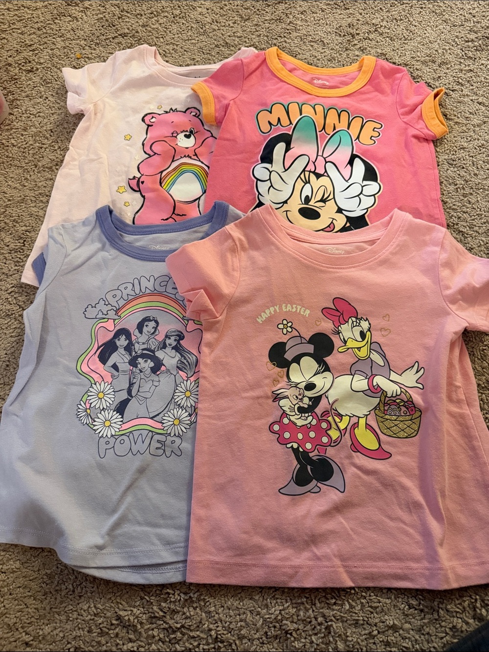 Set of 4 jumping beans toddler girl tshirts